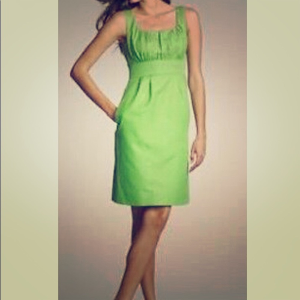 Jcrew bright green wedding bridesmaid NWT